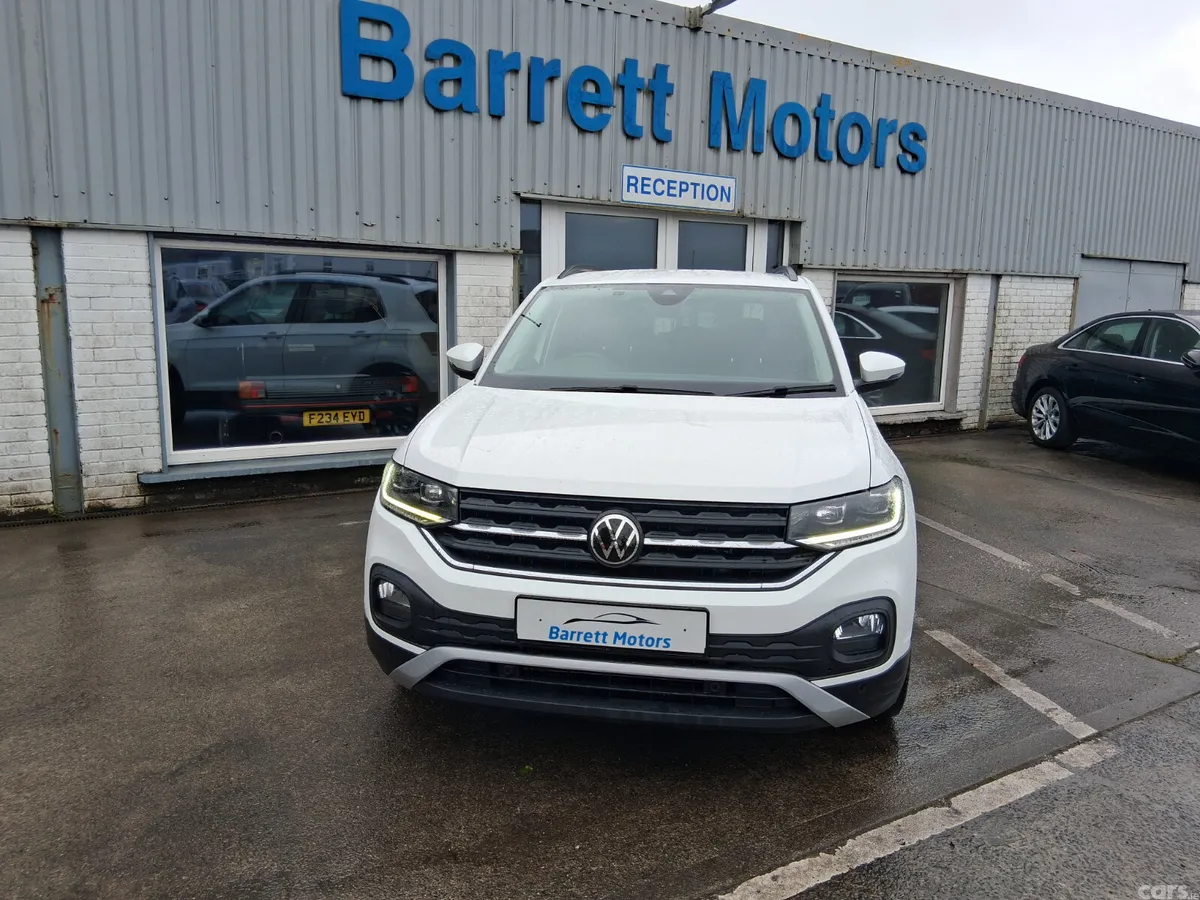 Volkswagen T-Cross Hatchback, Petrol, 2021, White