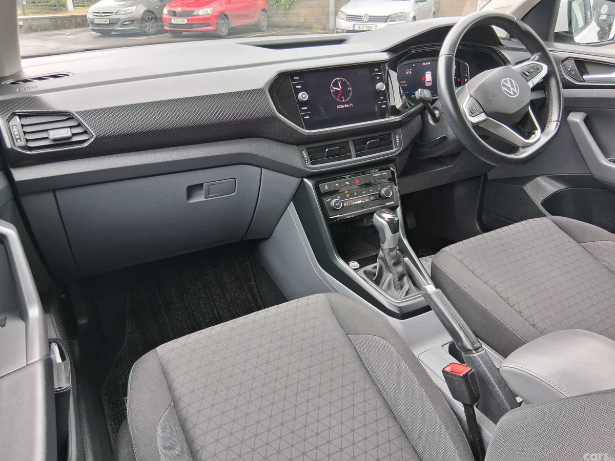 Volkswagen T-Cross Hatchback, Petrol, 2021, White
