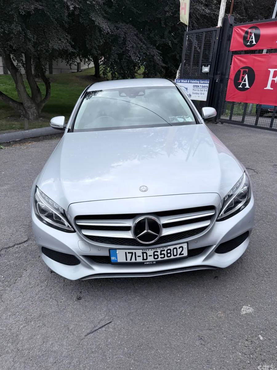 Mercedes-Benz C-Class Saloon, Petrol, 2017, Silver