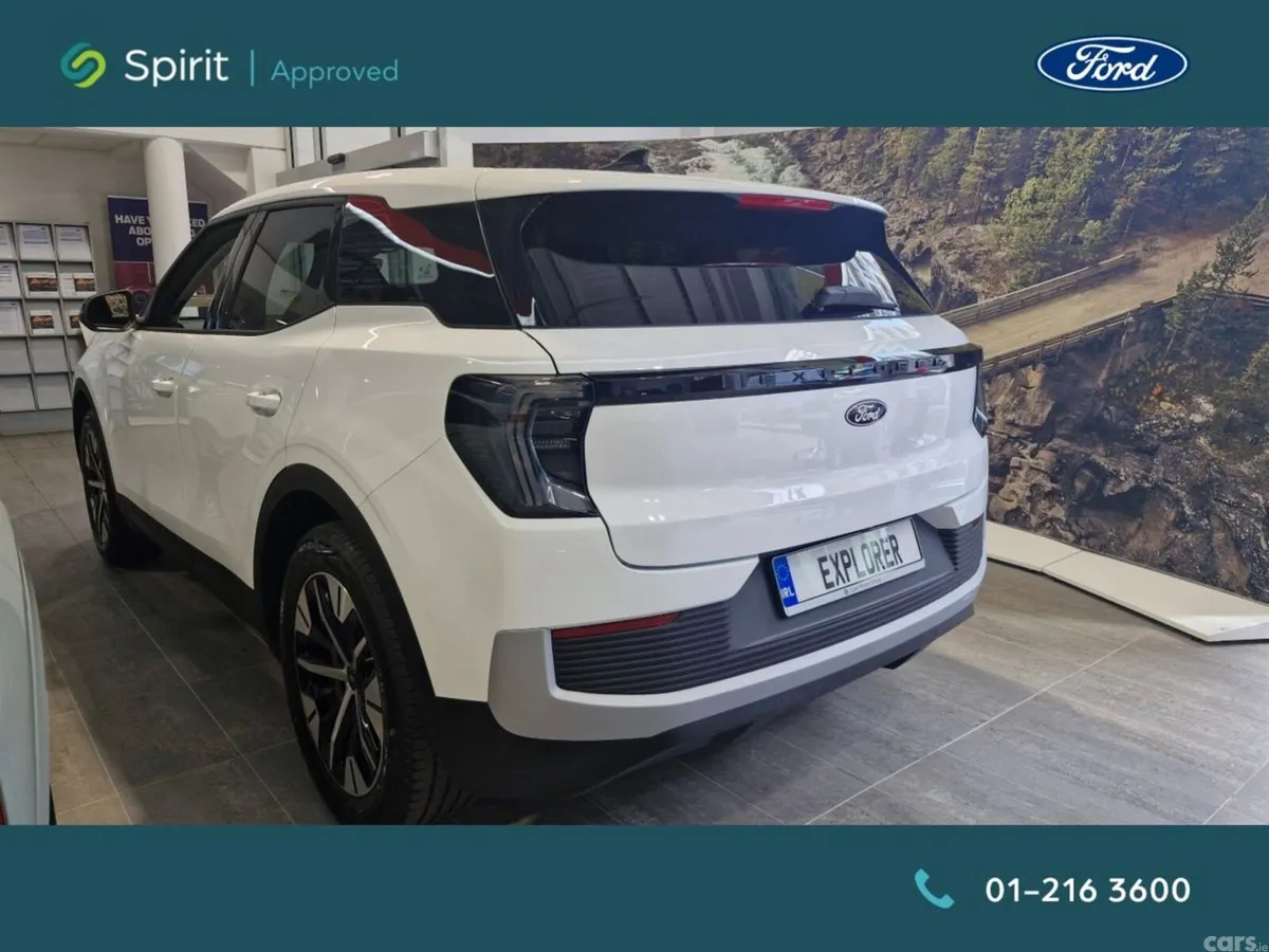 Ford Explorer SUV, Electric, 2027, White
