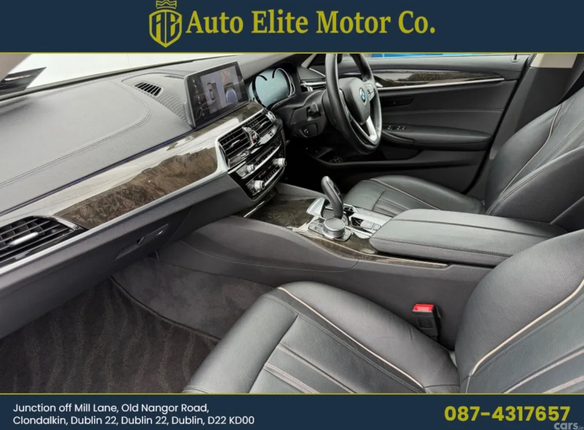 BMW 5-Series Saloon, Petrol Hybrid, 2017, White