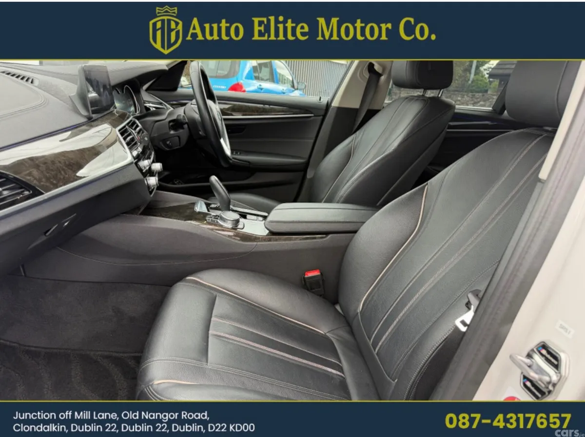 BMW 5-Series Saloon, Petrol Hybrid, 2017, White