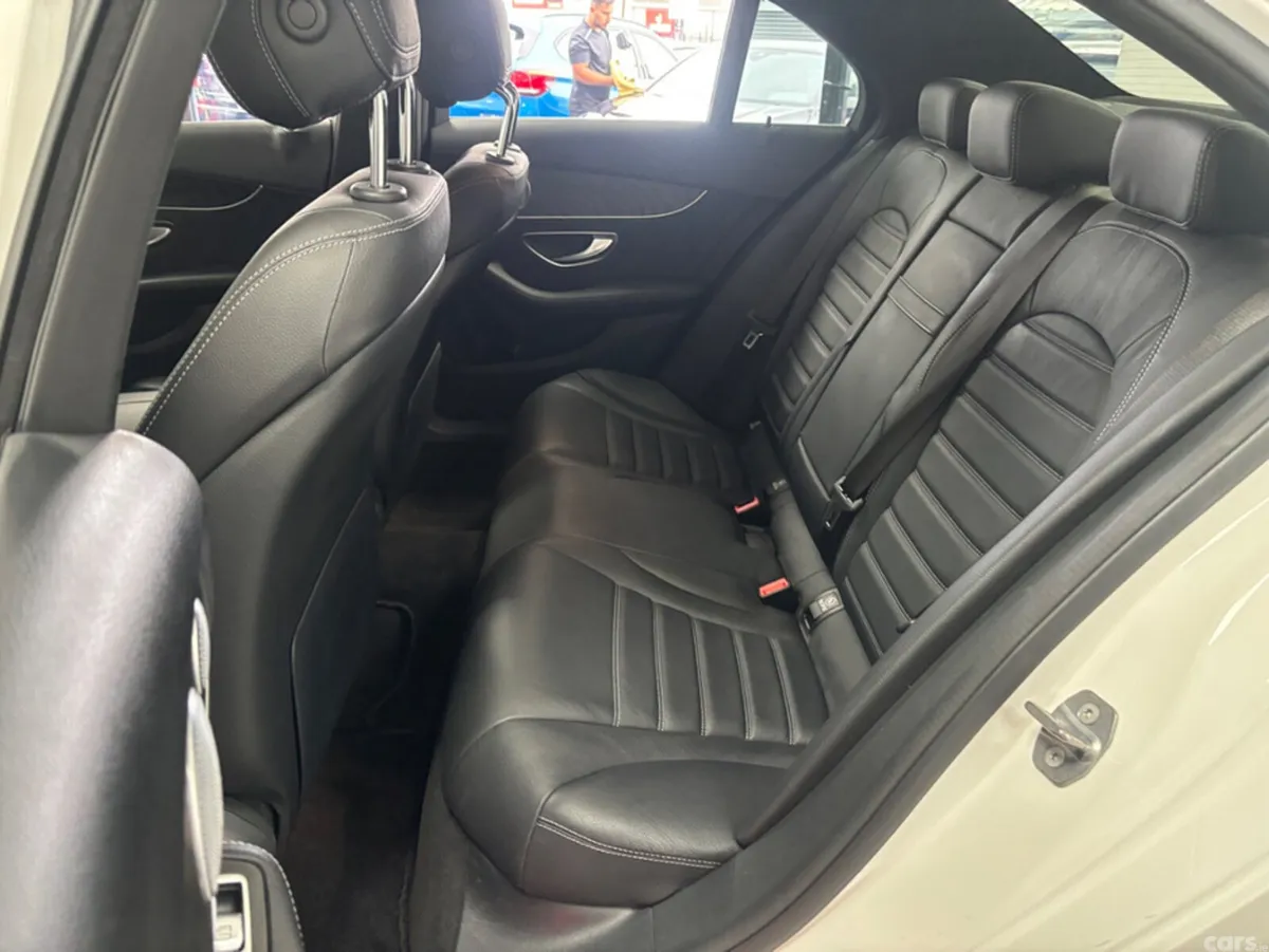 Mercedes-Benz C-Class Saloon, Petrol Hybrid, 2019, White