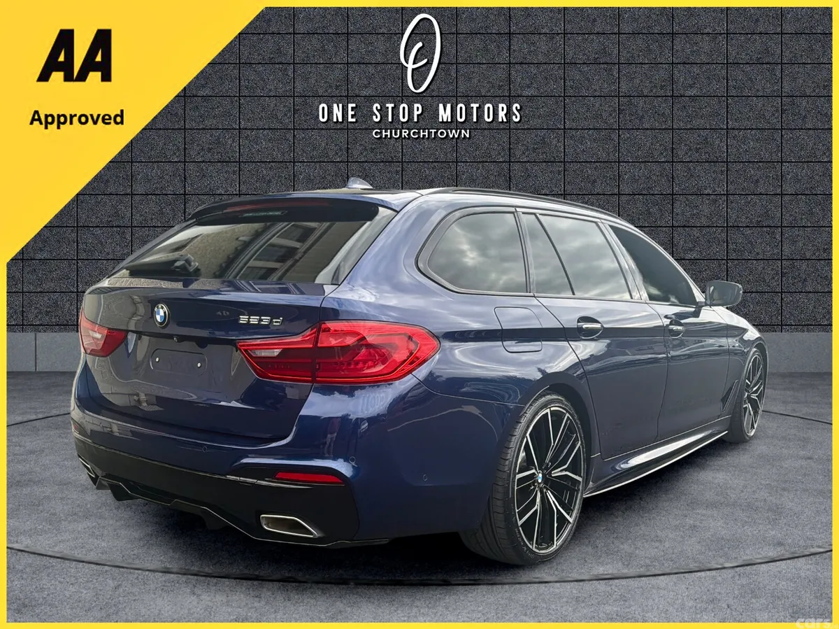 BMW 5-Series Estate, Diesel, 2017, Blue