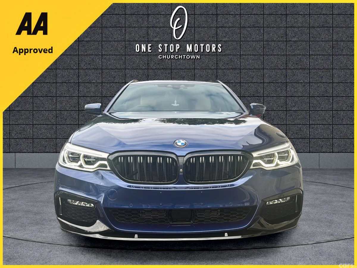 BMW 5-Series Estate, Diesel, 2017, Blue