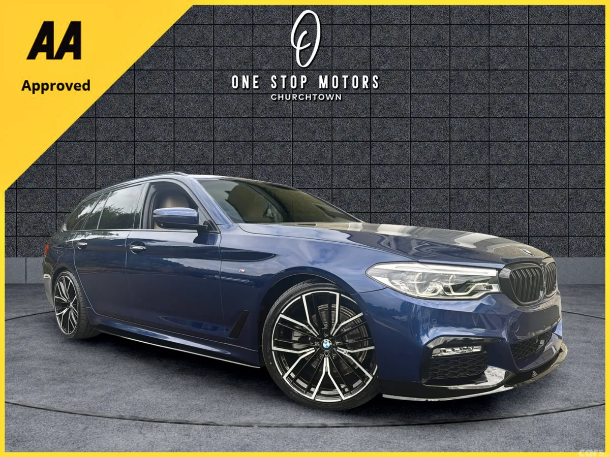 BMW 5-Series Estate, Diesel, 2017, Blue