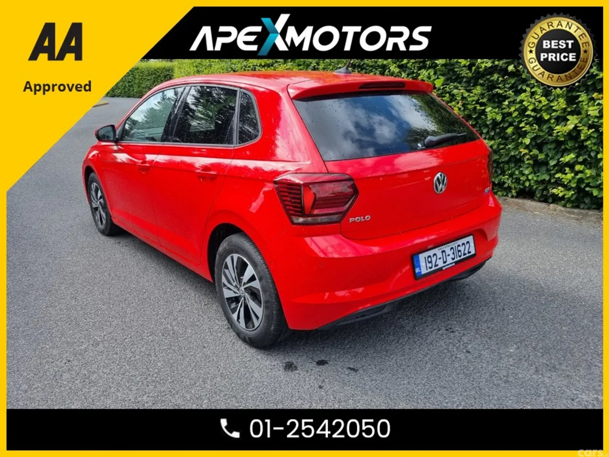 Volkswagen Polo Hatchback, Petrol, 2019, Red