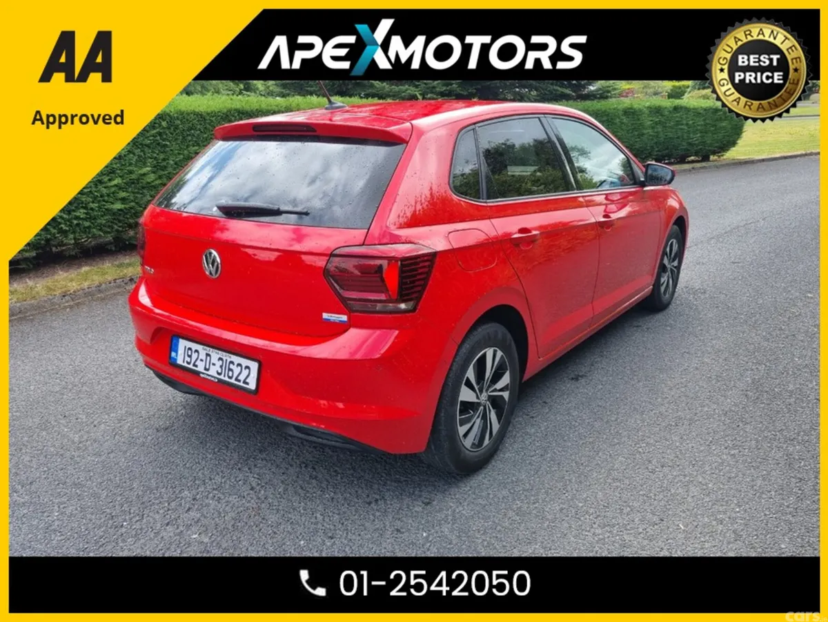 Volkswagen Polo Hatchback, Petrol, 2019, Red