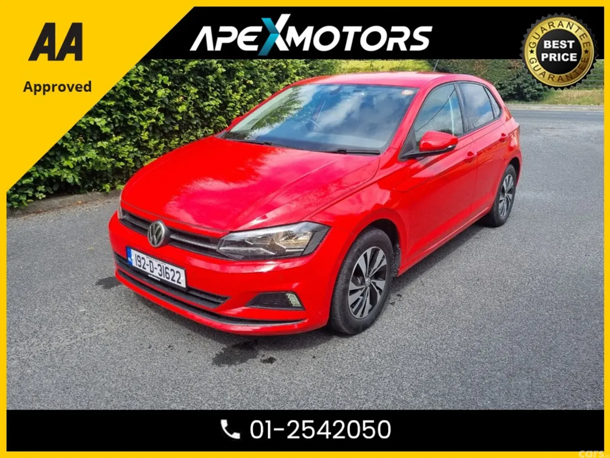 Volkswagen Polo Hatchback, Petrol, 2019, Red