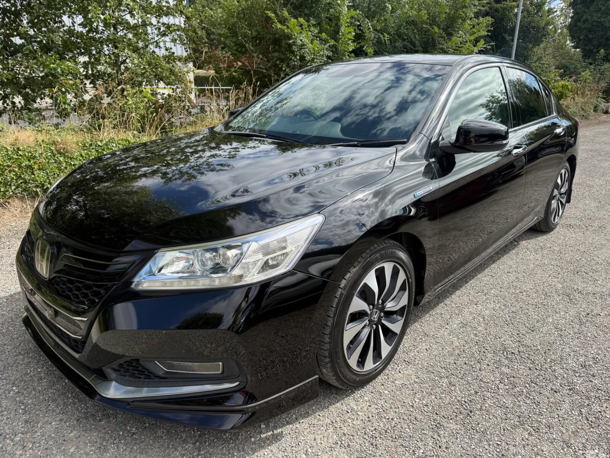 Honda Accord Saloon, Petrol Hybrid, 2015, Black