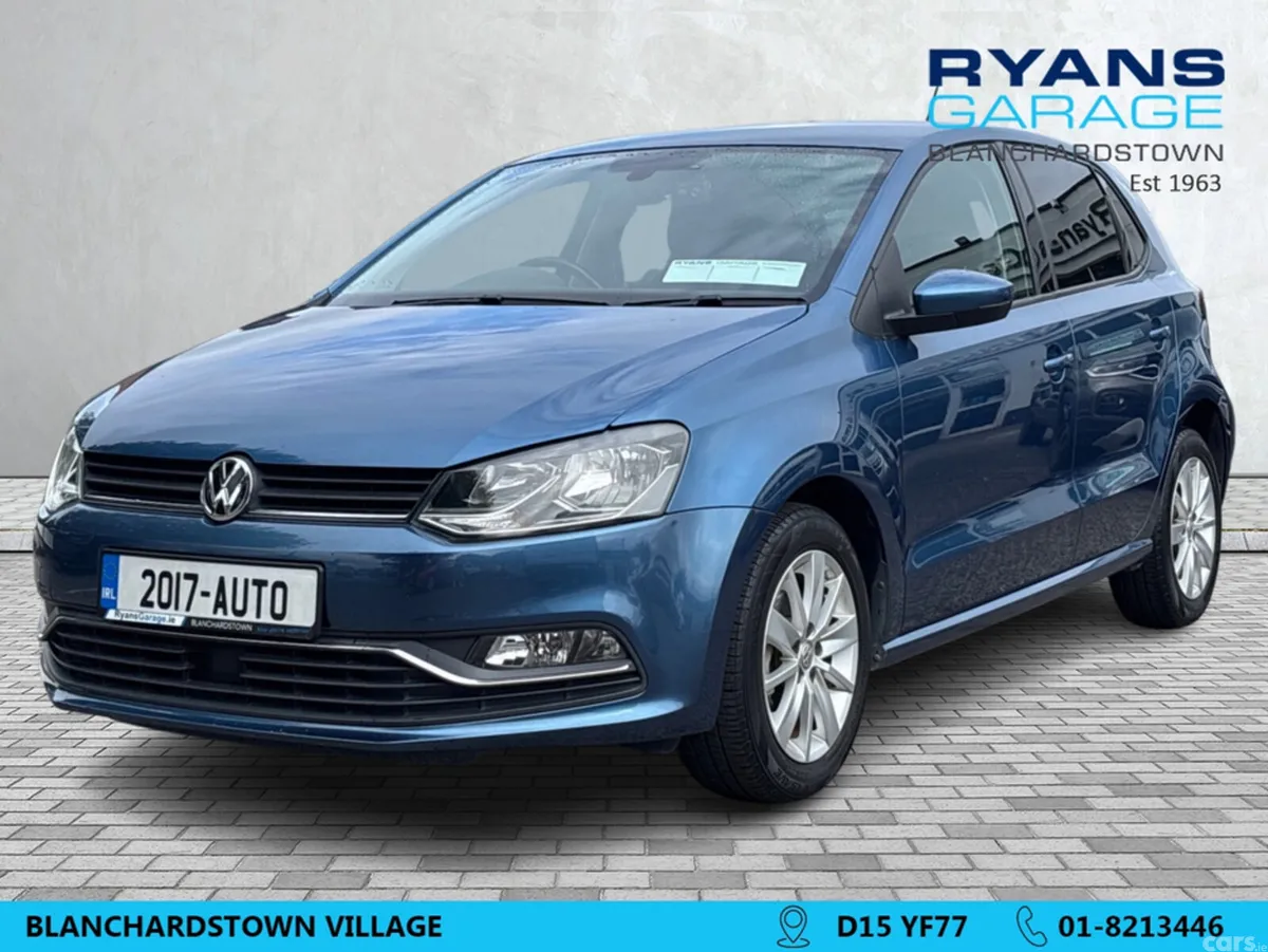 Volkswagen Polo Hatchback, Petrol, 2017, Blue
