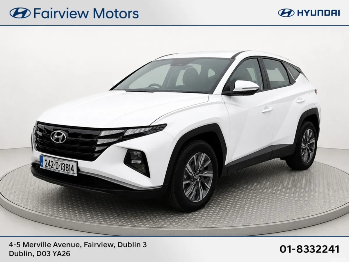 Hyundai Tucson SUV, Petrol Hybrid, 2024, White