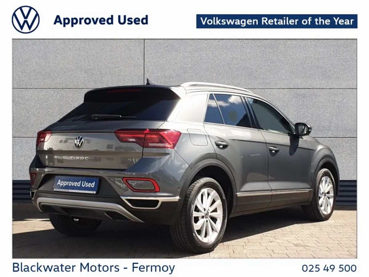 Volkswagen T-Roc SUV, Petrol, 2023, Grey