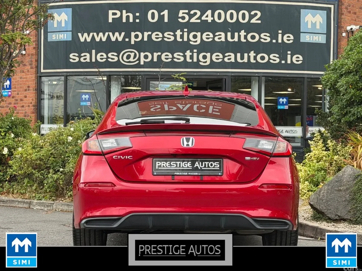 Honda Civic Hatchback, Petrol Hybrid, 2022, Red