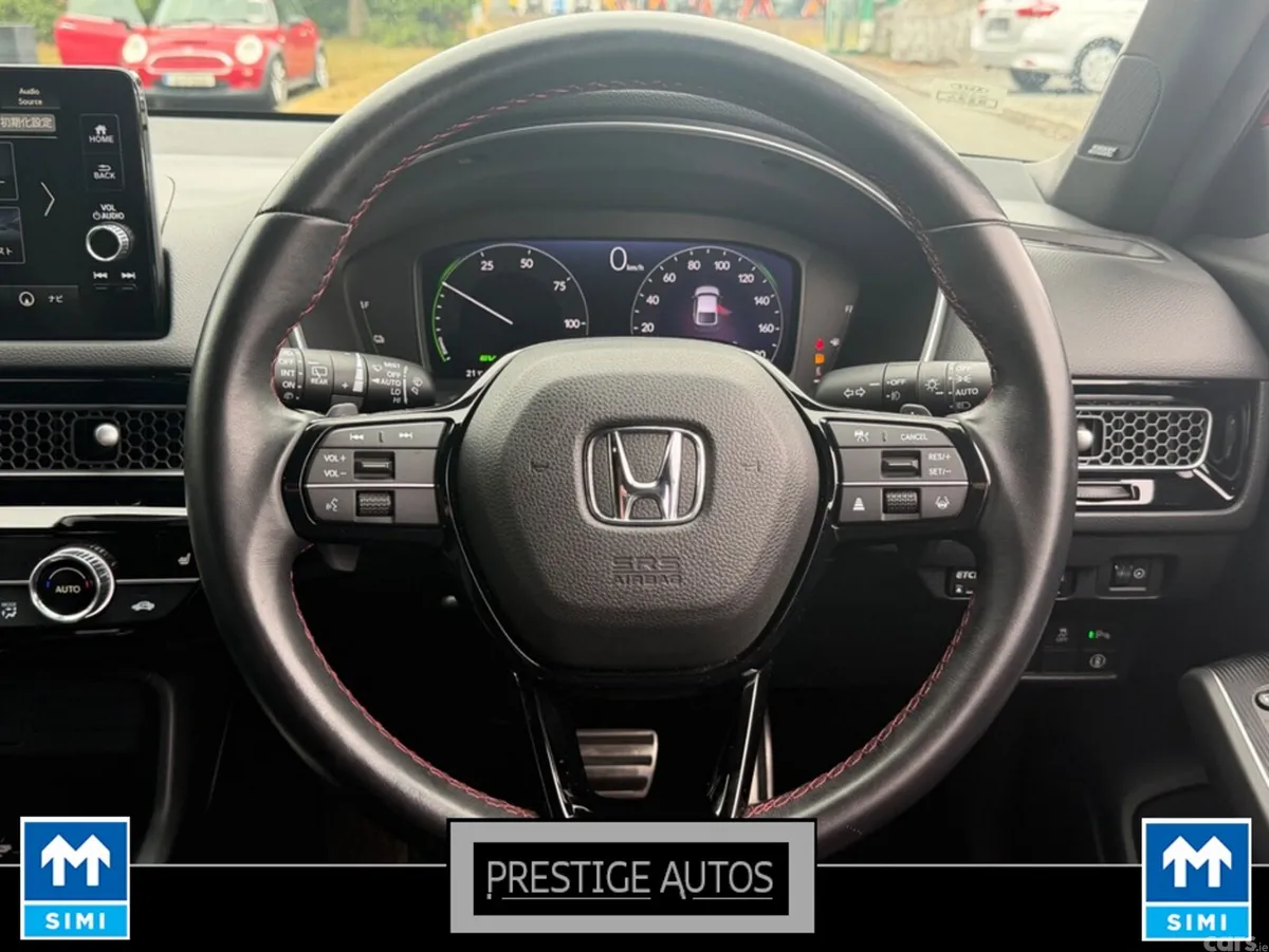 Honda Civic Hatchback, Petrol Hybrid, 2022, Red
