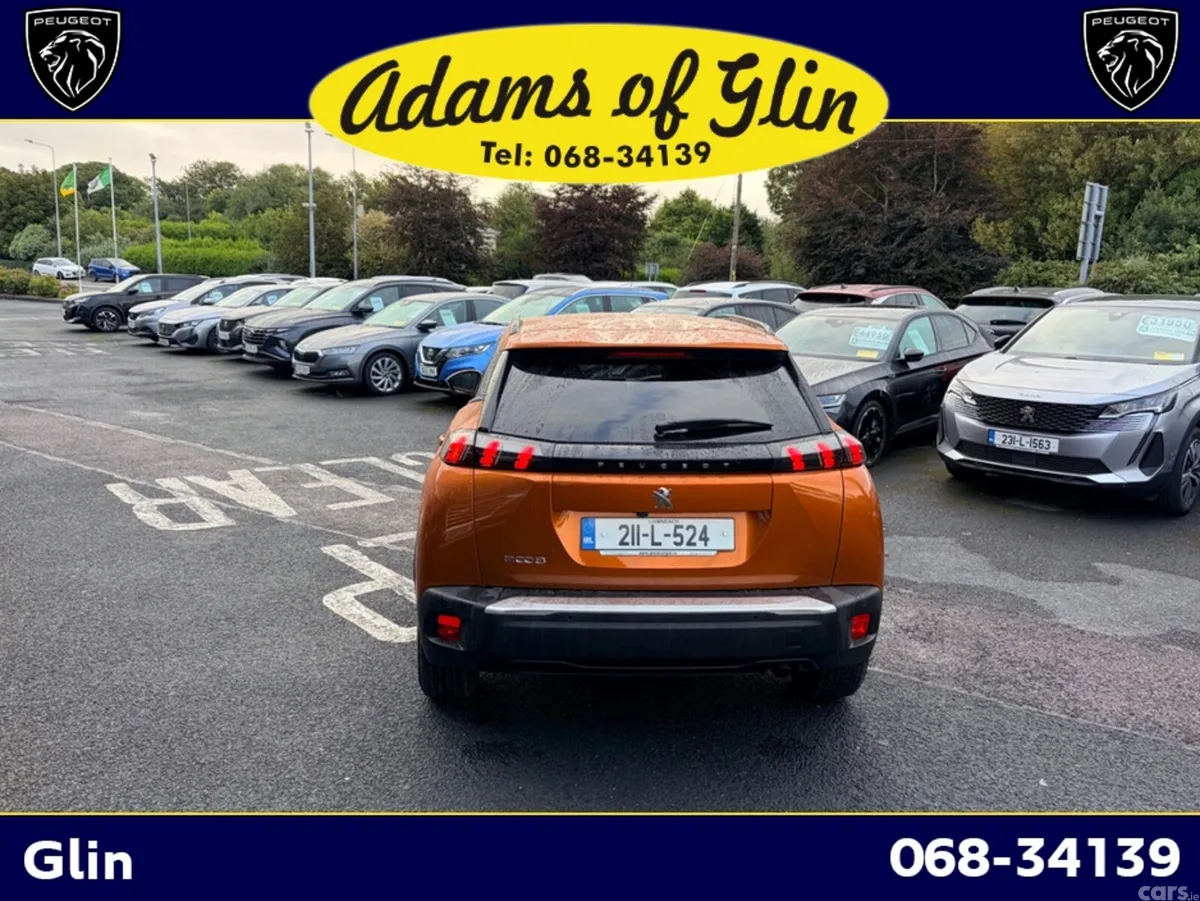 Peugeot 2008 SUV, Petrol, 2021, Orange