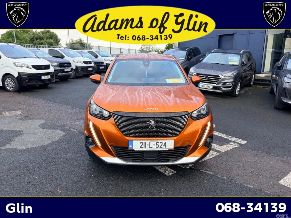 Peugeot 2008 SUV, Petrol, 2021, Orange