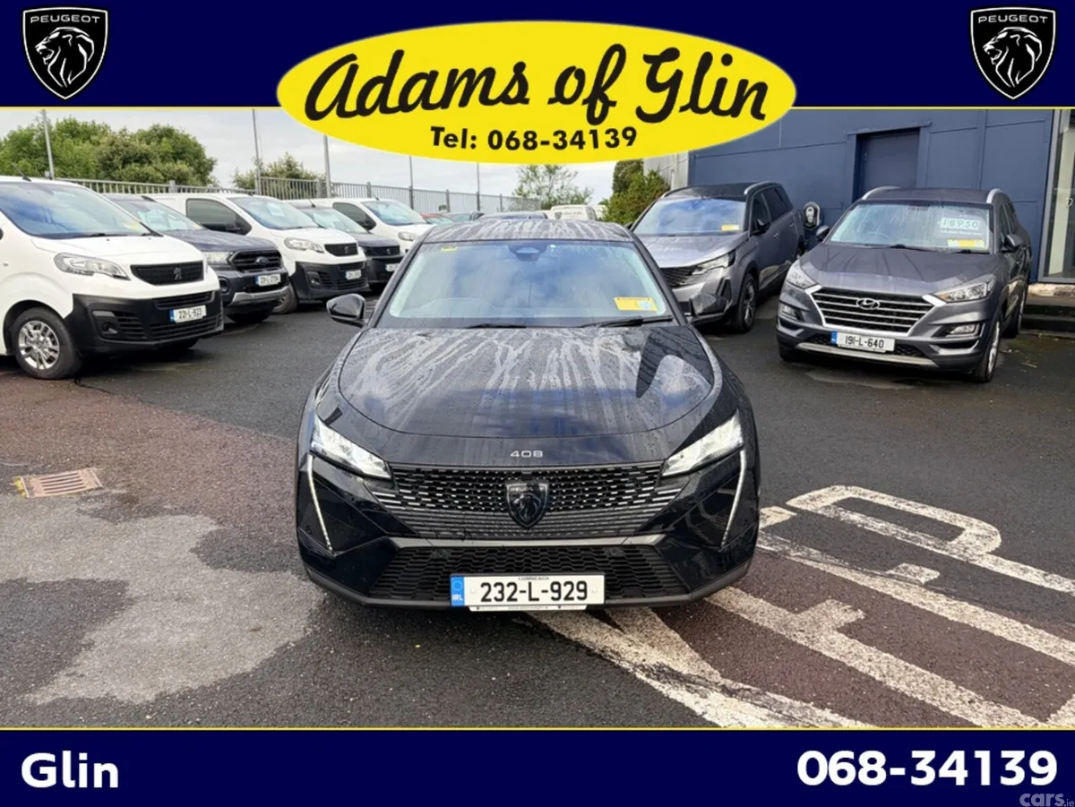 Peugeot 408 Hatchback, Petrol, 2023, Black