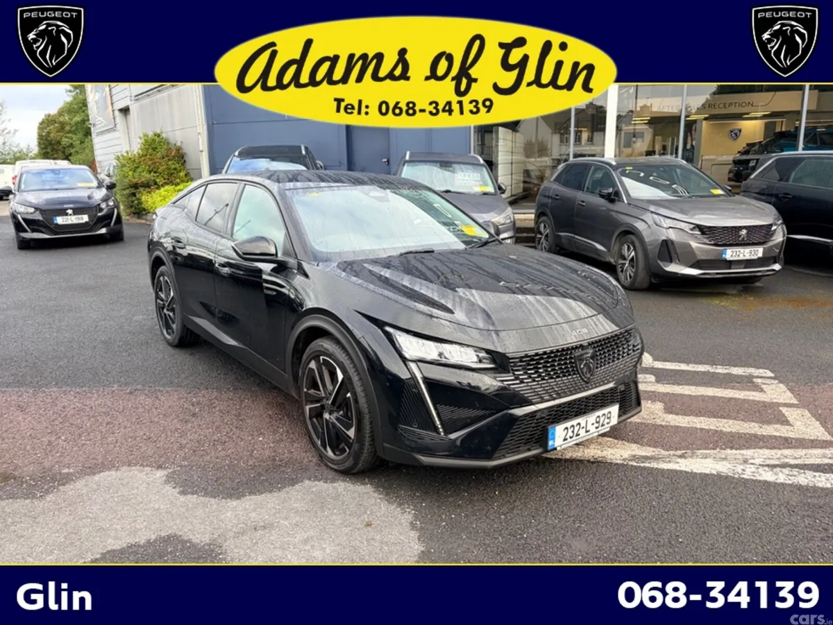 Peugeot 408 Hatchback, Petrol, 2023, Black