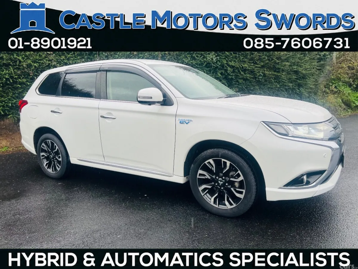 Mitsubishi Outlander SUV, Petrol Plug-in Hybrid, 2018, White