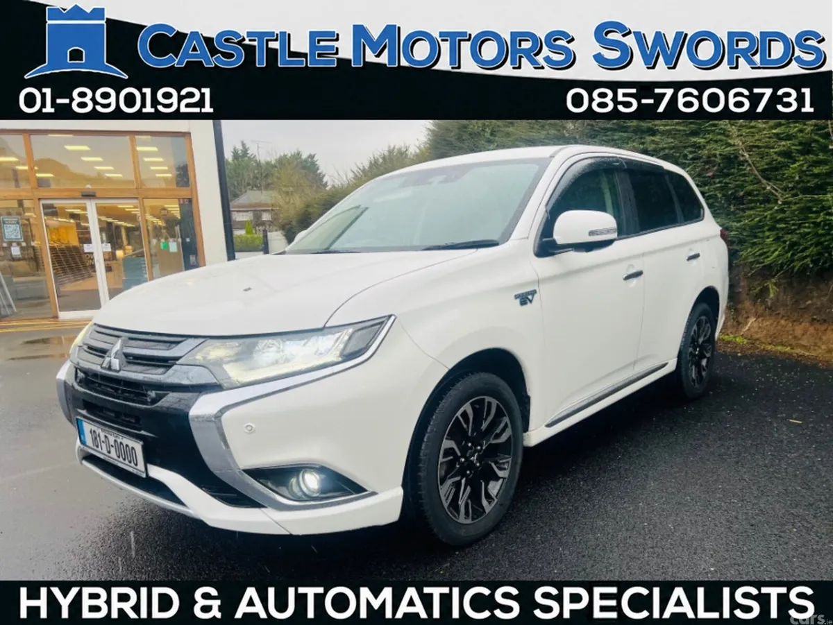 Mitsubishi Outlander SUV, Petrol Plug-in Hybrid, 2018, White
