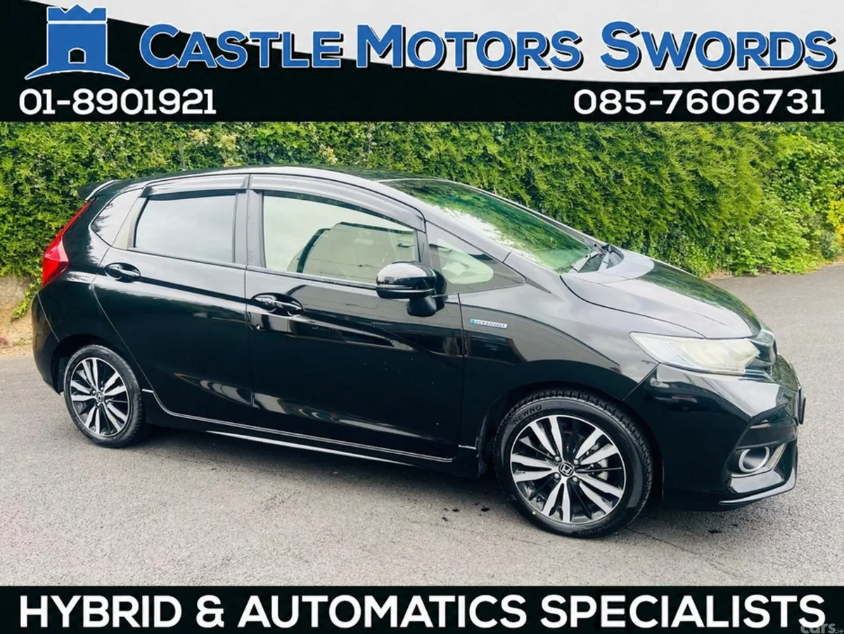 Honda Fit Hatchback, Petrol Hybrid, 2017, Black