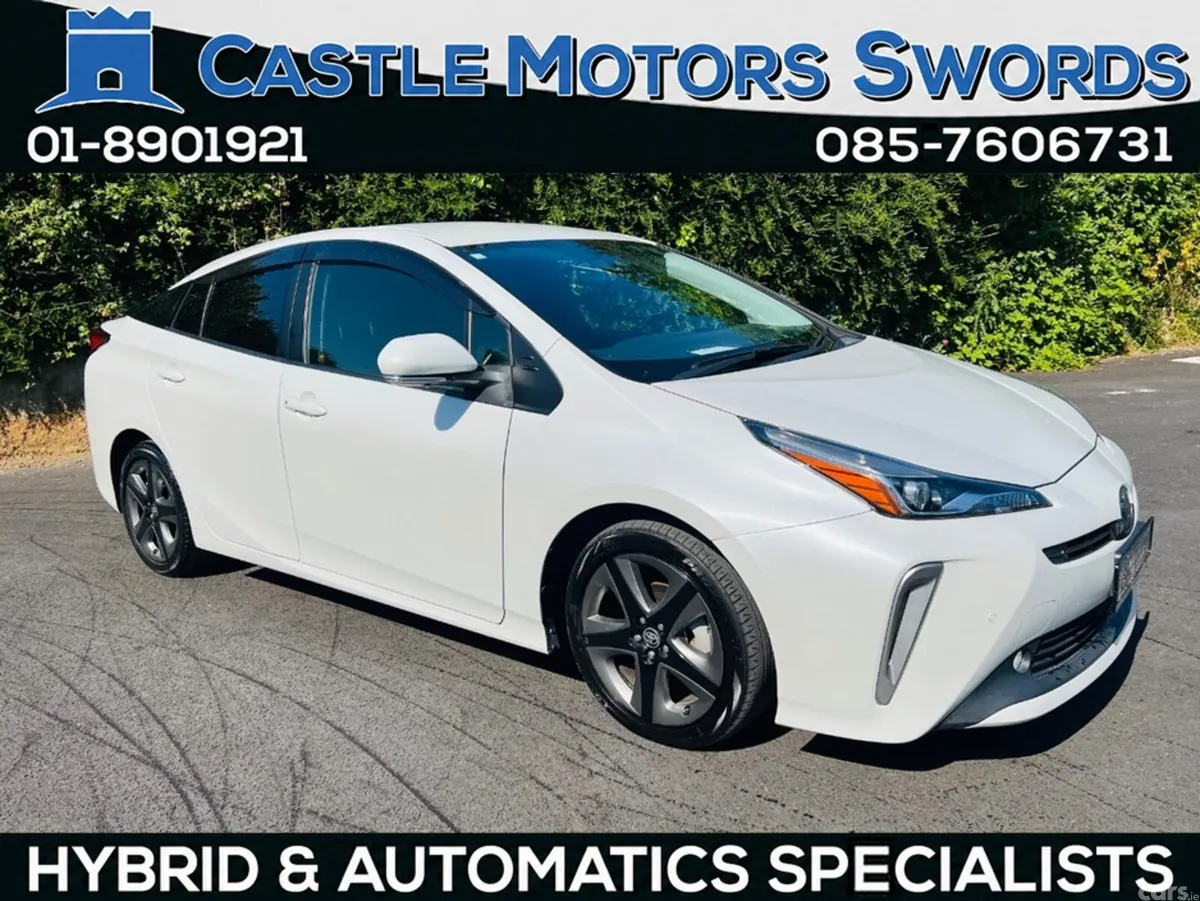 Toyota Prius Saloon, Petrol Hybrid, 2020, White