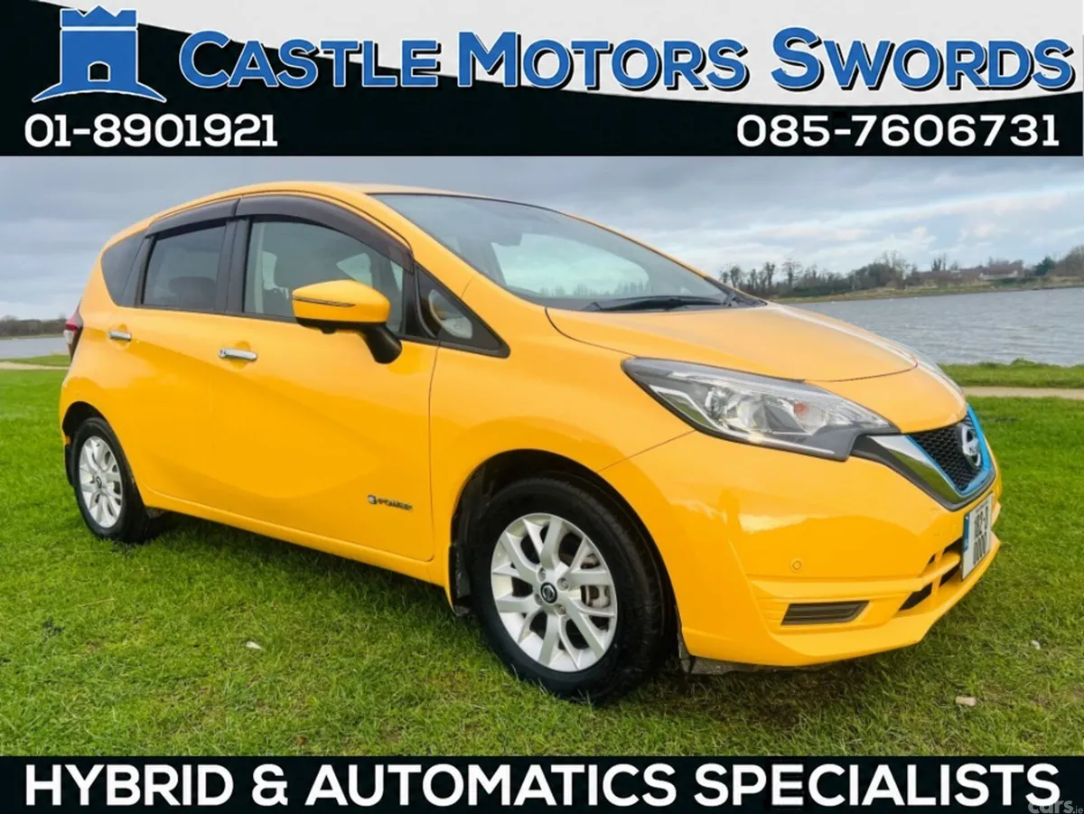 Nissan Note Hatchback, Petrol Hybrid, 2018, Yellow