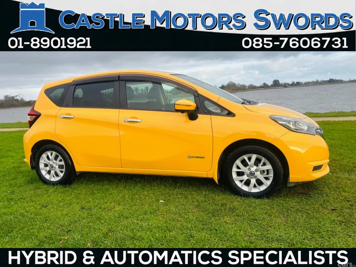 Nissan Note Hatchback, Petrol Hybrid, 2018, Yellow