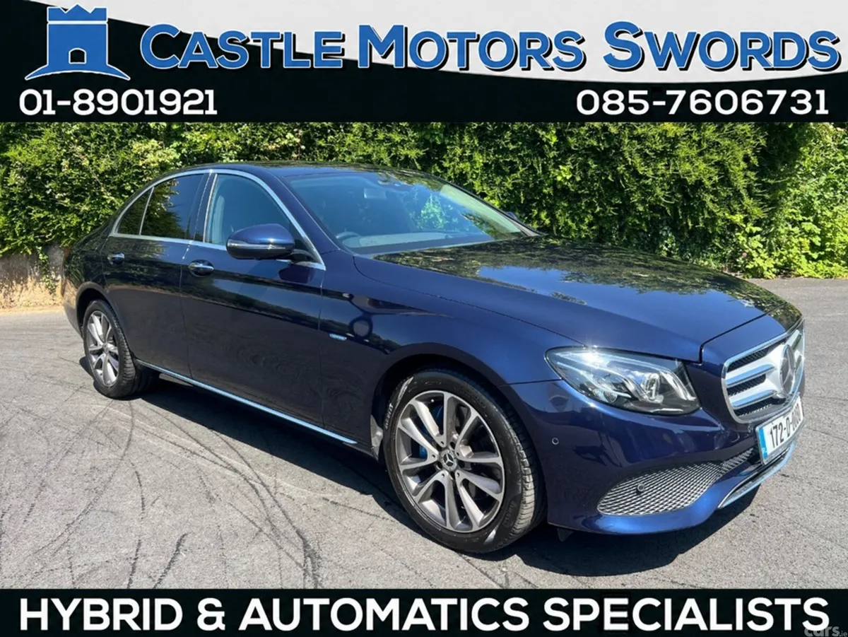Mercedes-Benz E-Class Saloon, Petrol Hybrid, 2017, Blue
