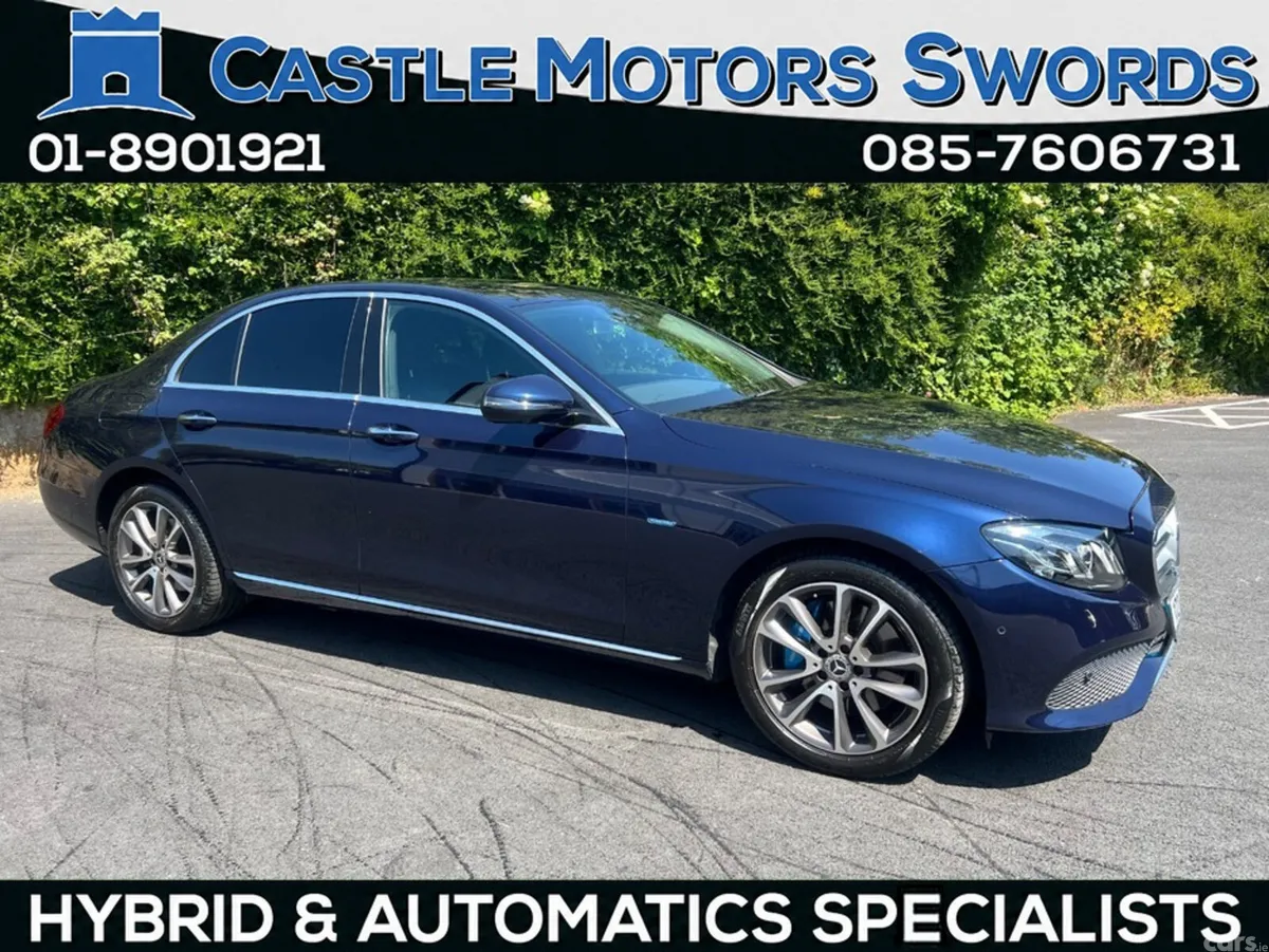Mercedes-Benz E-Class Saloon, Petrol Hybrid, 2017, Blue