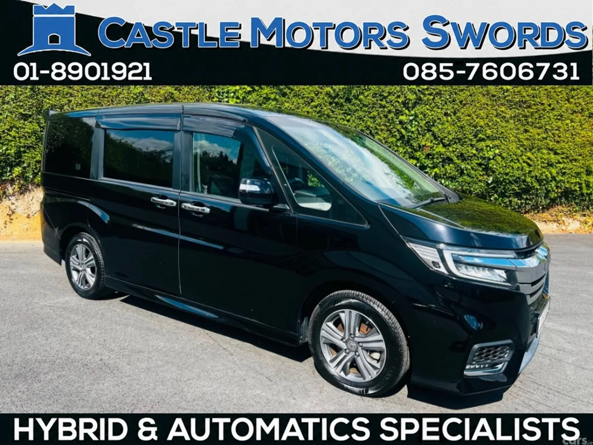 Honda Stepwagon MPV, Petrol Hybrid, 2021, Black
