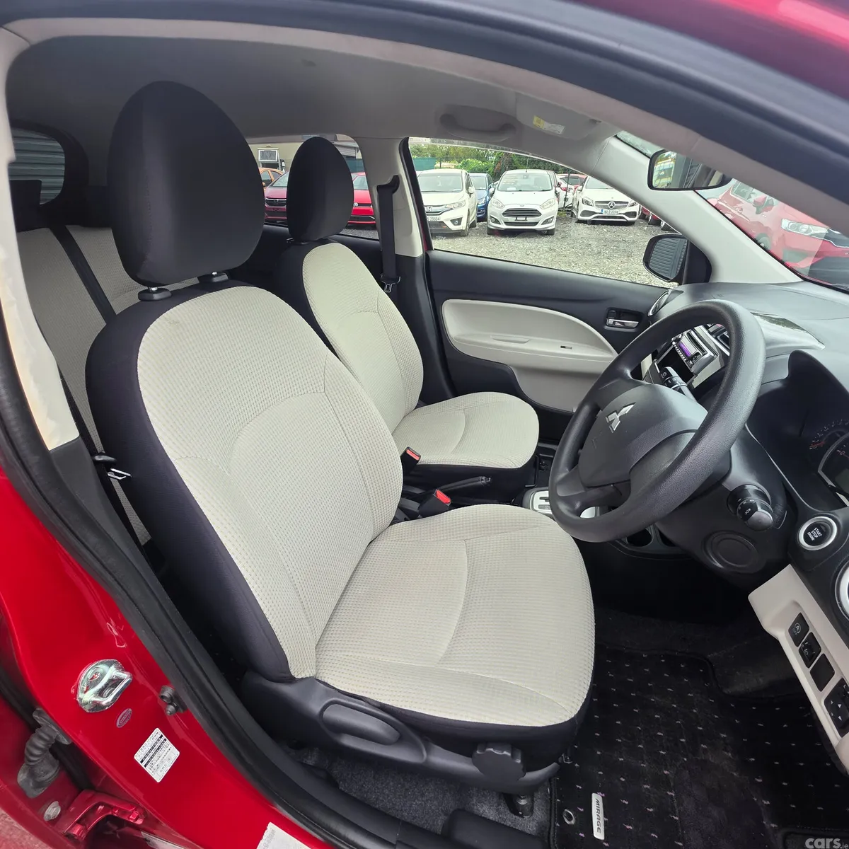 Mitsubishi Mirage Hatchback, Petrol, 2015, Red