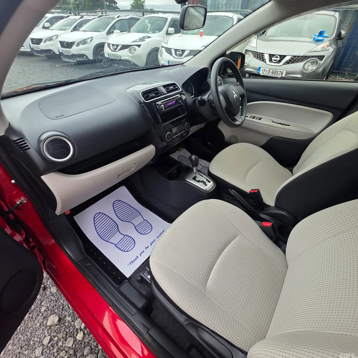Mitsubishi Mirage Hatchback, Petrol, 2015, Red