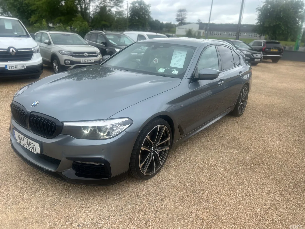 BMW 5-Series Saloon, Diesel, 2018, Blue