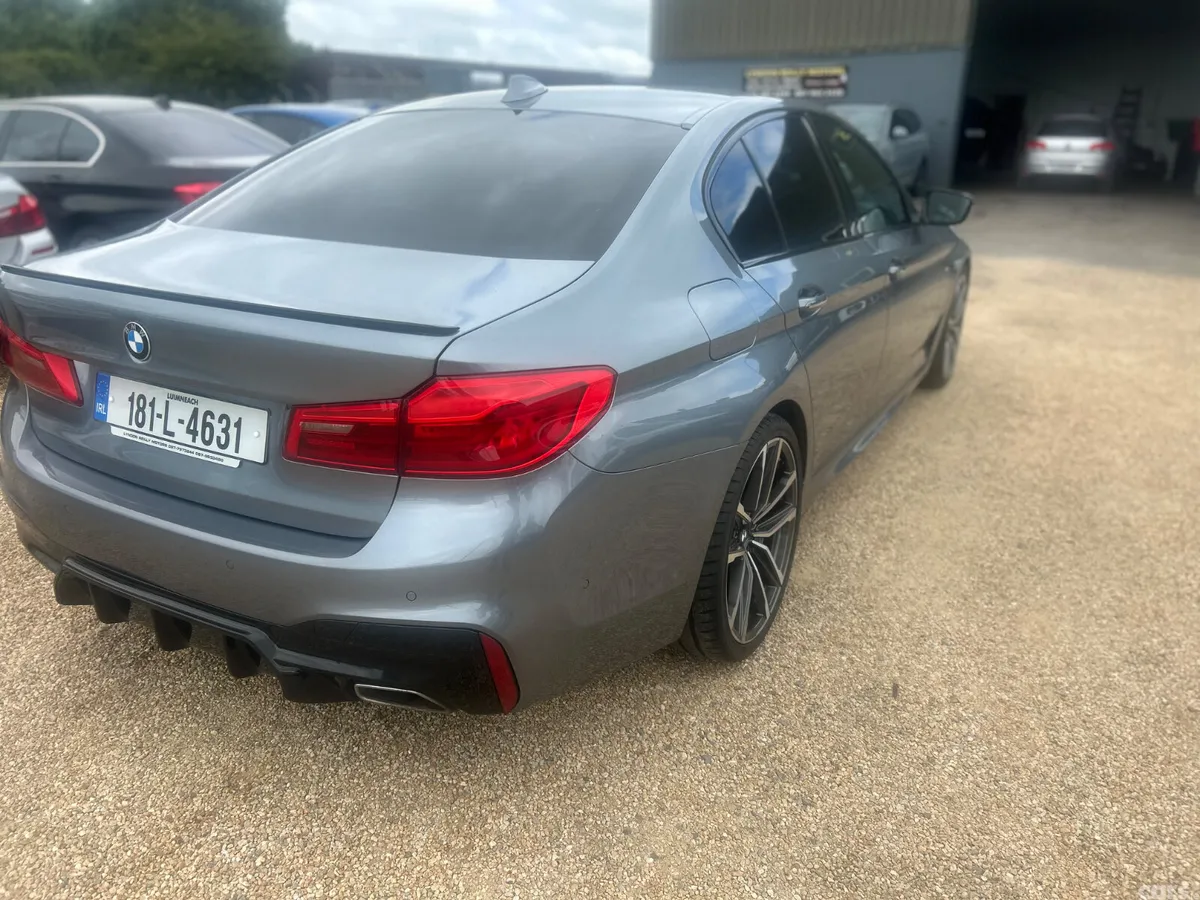 BMW 5-Series Saloon, Diesel, 2018, Blue