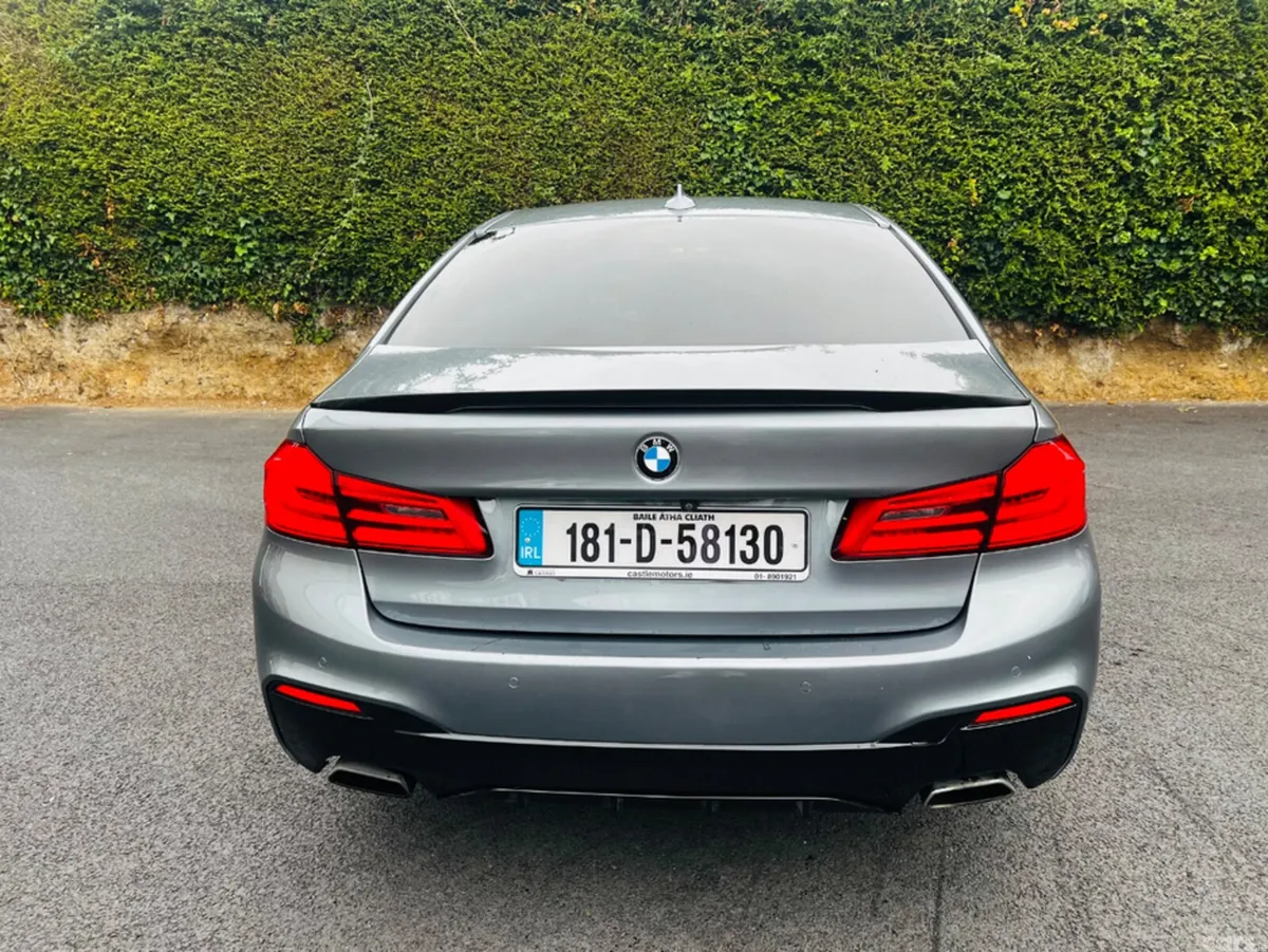 BMW 5-Series Saloon, Petrol Plug-in Hybrid, 2018, Blue