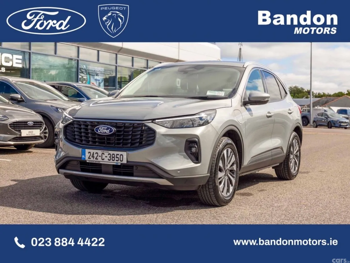 Ford Kuga SUV, Petrol Plug-in Hybrid, 2024, Grey