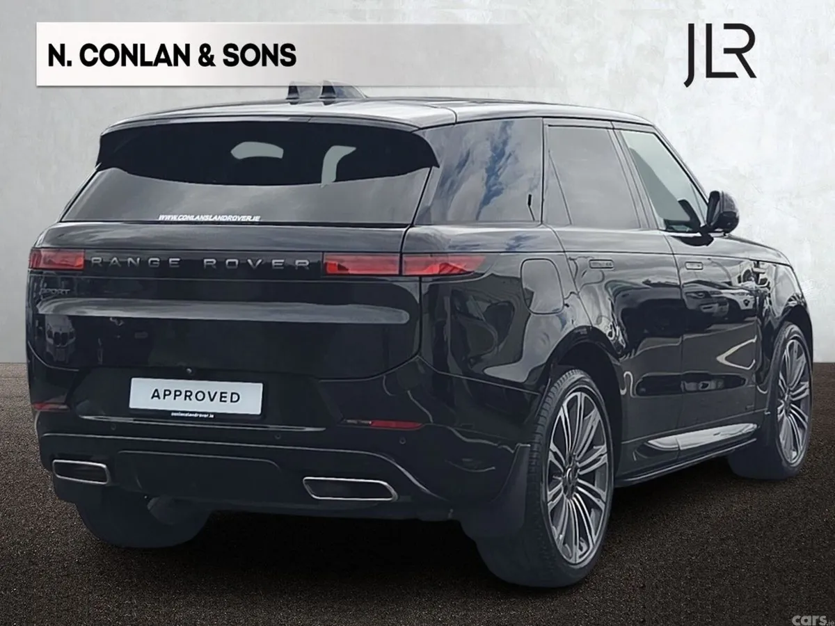 Land Rover Range Rover Sport SUV, Petrol Plug-in Hybrid, 2024, Black