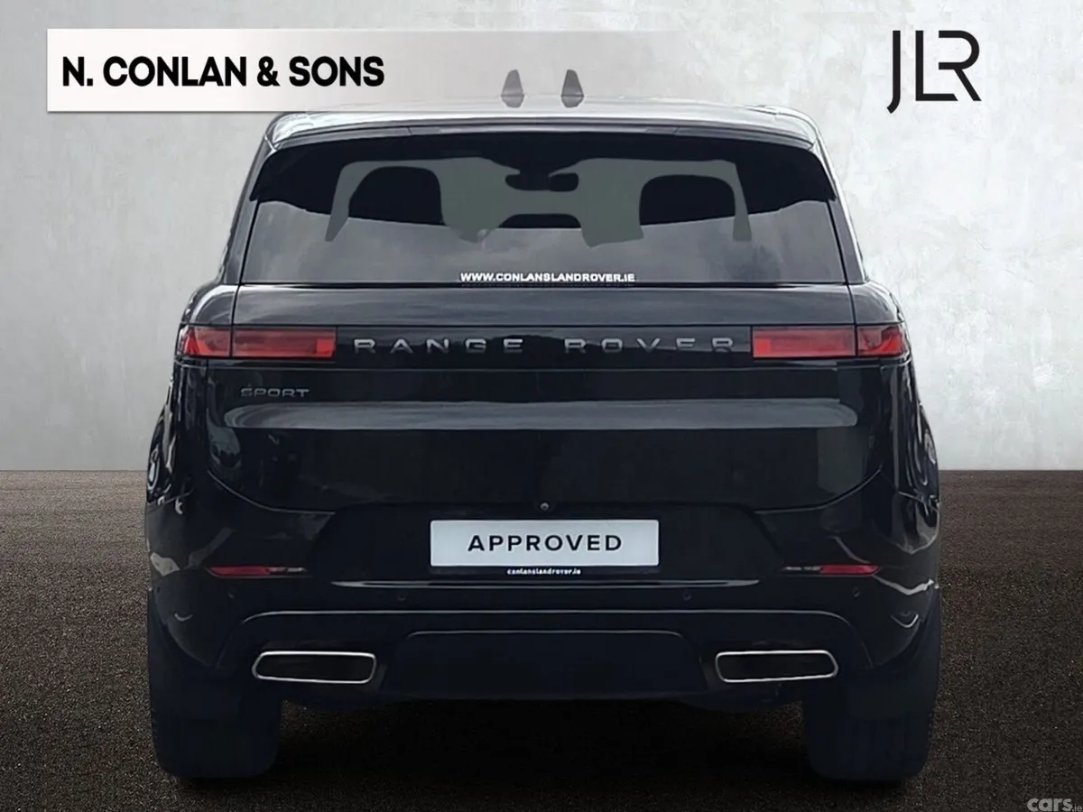 Land Rover Range Rover Sport SUV, Petrol Plug-in Hybrid, 2024, Black