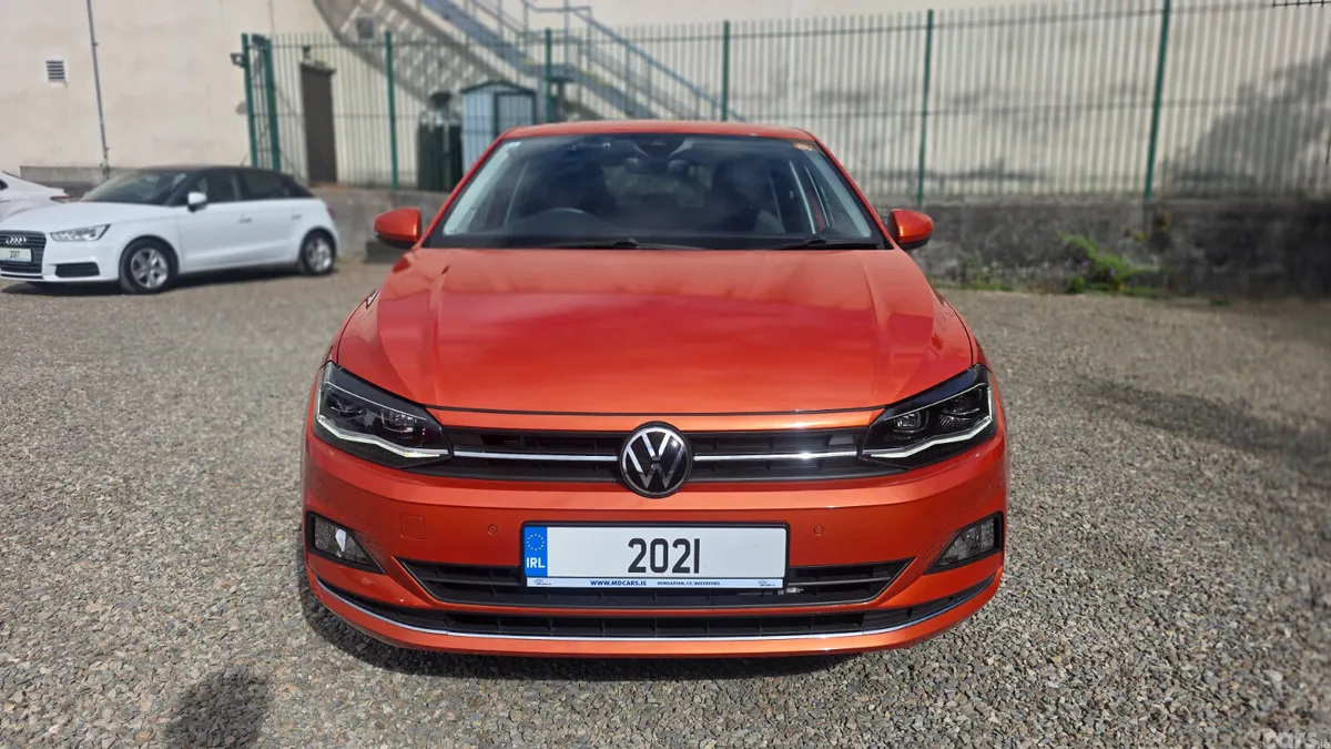 Volkswagen Polo Hatchback, Petrol, 2021, Orange