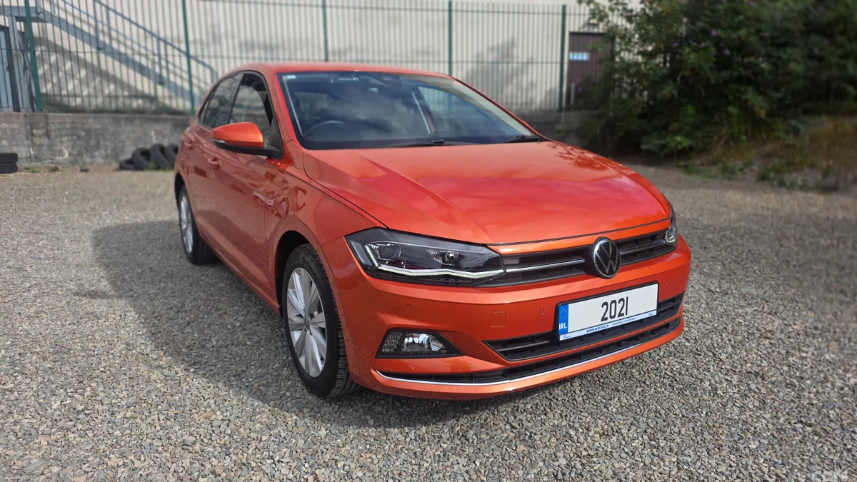 Volkswagen Polo Hatchback, Petrol, 2021, Orange