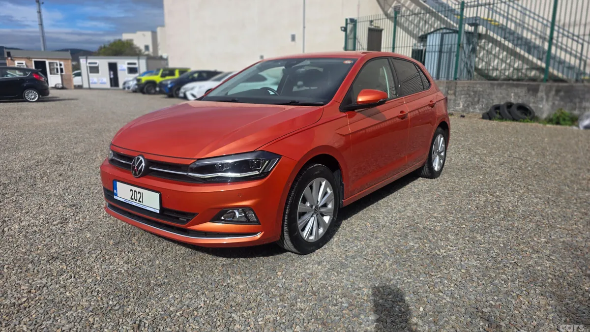 Volkswagen Polo Hatchback, Petrol, 2021, Orange
