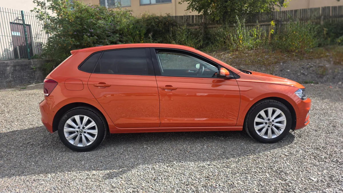 Volkswagen Polo Hatchback, Petrol, 2021, Orange