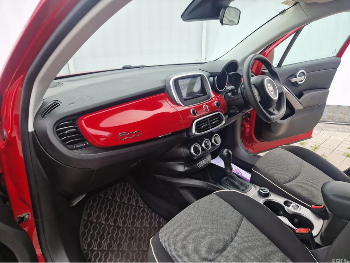 Fiat 500X Hatchback, Petrol, 2017, Red