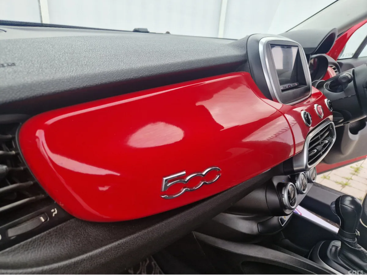 Fiat 500X Hatchback, Petrol, 2017, Red