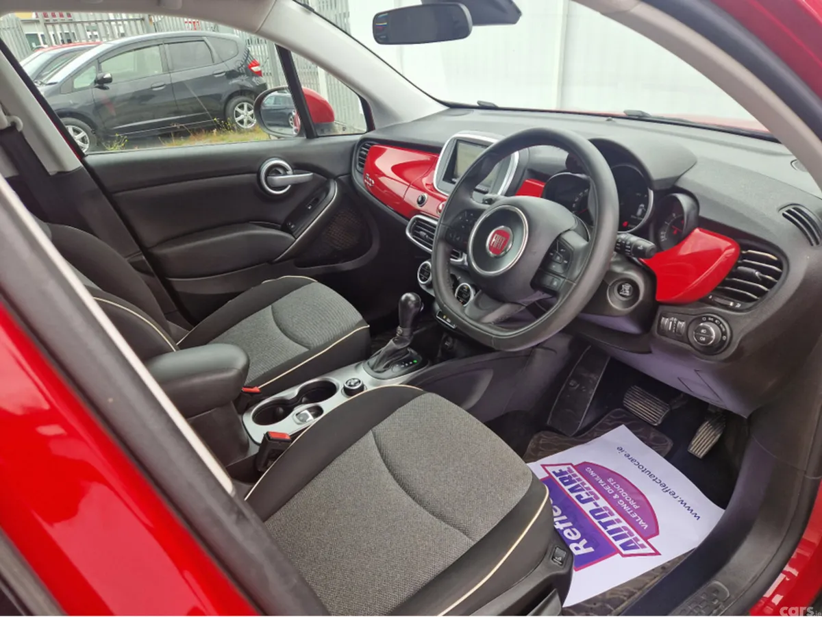 Fiat 500X Hatchback, Petrol, 2017, Red