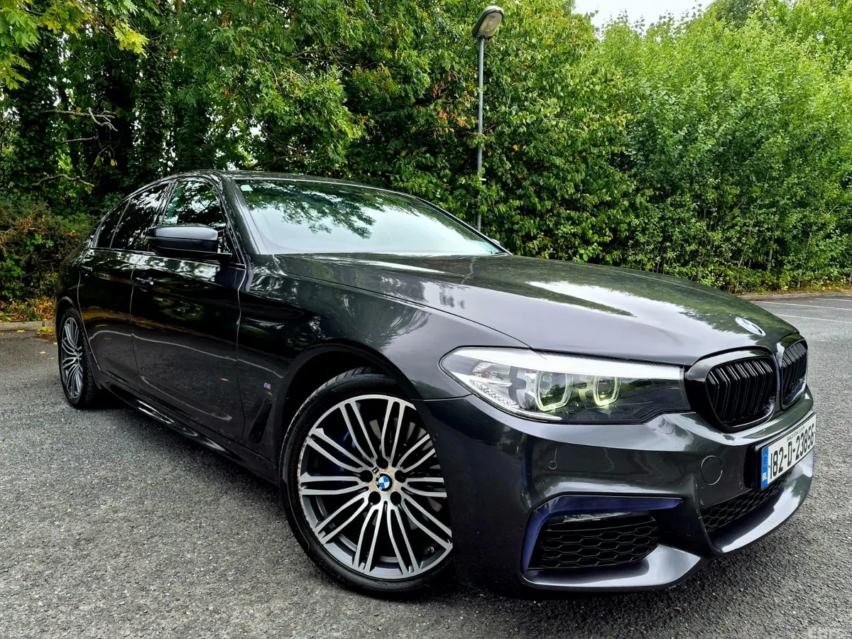 BMW 5-Series Saloon, Petrol Plug-in Hybrid, 2018, Grey
