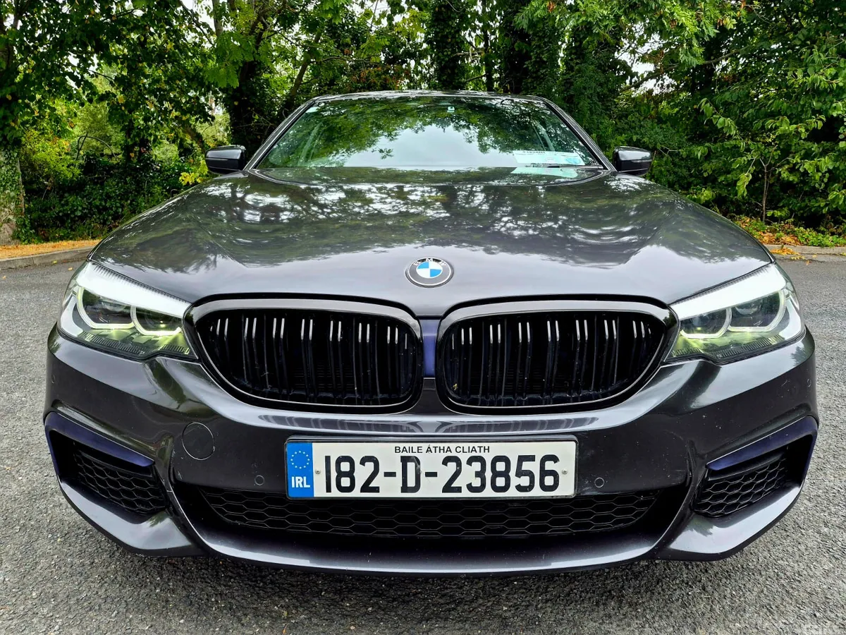 BMW 5-Series Saloon, Petrol Plug-in Hybrid, 2018, Grey