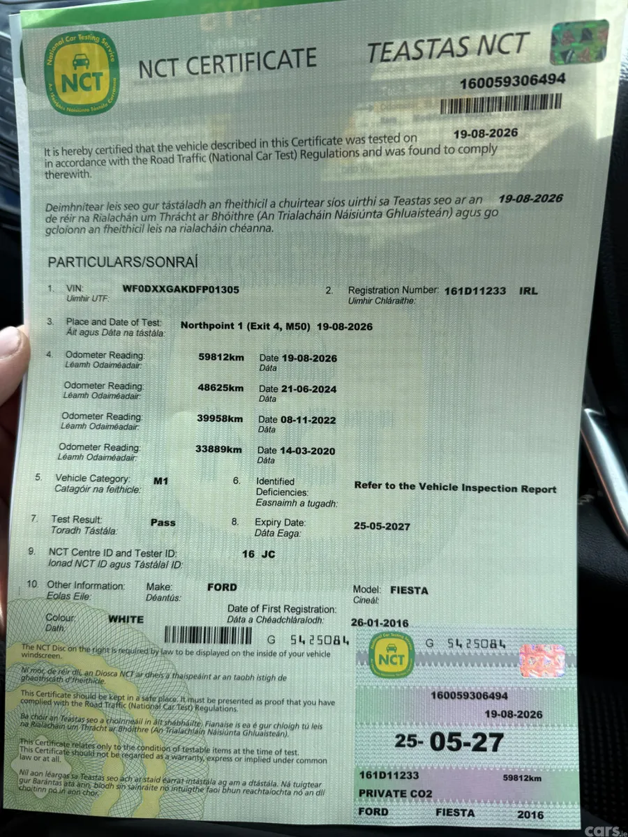 Ford Fiesta Hatchback, Petrol, 2016, White